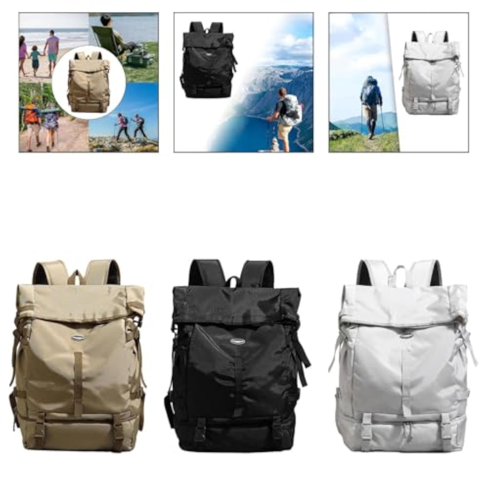 Travel Backpack with Shoe Compartment for Men and Women
